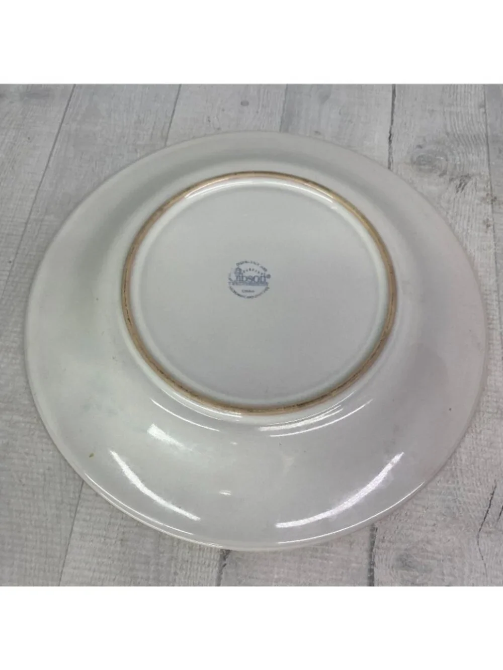 Gibson Everyday Terracotta Detail Embossed Rim Ceramic 11